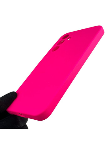 Чехол для Galaxy A16 (SM-A165) силиконовый с микрофиброй нескользящий на самсунг а16 малиновый Samsung (366388161)