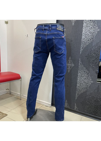 Синие мужские зауженные джинсы стрейчевые 38 DEVOIR