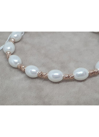 Браслет з текстилю із вставками золота та перлів. 9237_1/Б FAVORITUM (369148739)