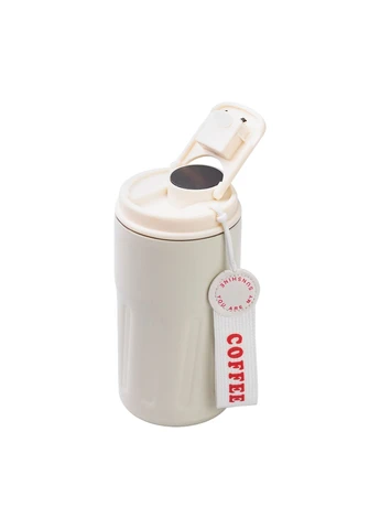 Термокружка Coffee 500 мл с датчиком температуры, белый Yiwu HP-14-10W No Brand (363978553)