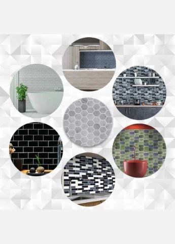 Самоклеящаяся полиуретановая плитка 305х305х1мм D (3DPanda-1937) Sticker Wall (323154821)