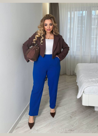 Брюки женские прямого кроя с талией на резинке. MonCher (340947256)