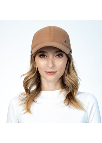 Бейсболка з регулятором жіноча кашемір бежева ШЕР LuckyLOOK 556-249 (322790968)