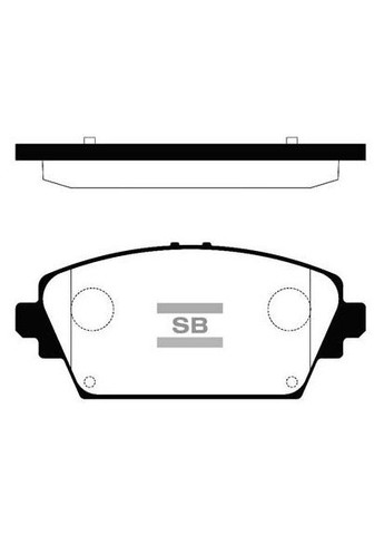 Колодки гальмівні дискові ПЕРЕДН NISSAN PRIMERA (P12) 1.8 2002.01- HQ SP1582 HI-Q (362607581)