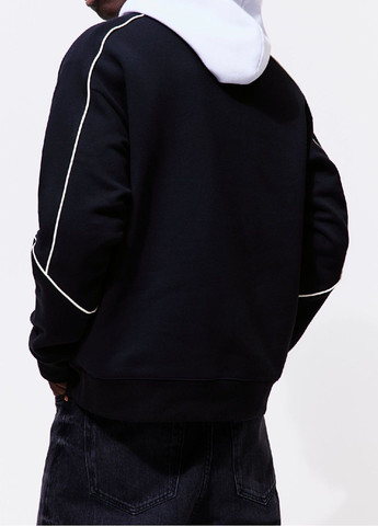 Свитшот H&M - крой черный кэжуал - (278110889)