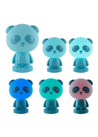 Ночник LED светильник с аккумулятором Panda, голубой (K24-490-3-3) Kite Світильник LED з акумулятором Panda, блакитний (367830906)