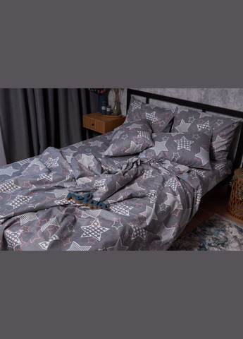 Комплект постільної білизни Микросатин Premium «» полуторний 143х210 наволочки 2х40х60 (MS-820002523) Moon&Star Stardom (286762262)