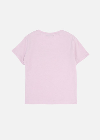 Сиреневая летняя футболка с коротким рукавом для девочки цвет сиреневый cb-00277060 No Brand