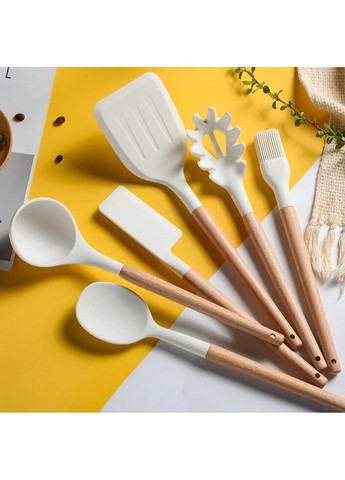 Набір кухонного приладдя 7367 11 предметів білий No Brand (322124414)