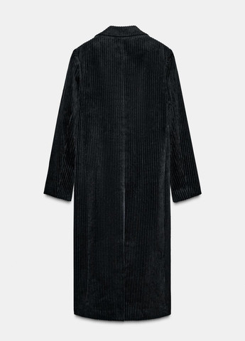 Черное демисезонное Пальто Zara