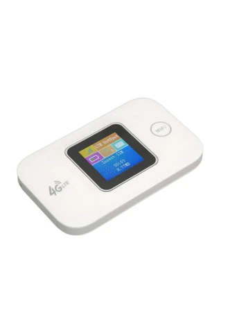 Модем/роутер 4G LTE Mobile WiFi MF688 з дисплеєм+Подарунок-Безлімітний стартовий пакет Vodafone інтернет Білий ZTE (388367046)