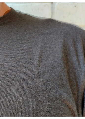 Темно-серая бордовая футболка мужская однотонная батал с коротким рукавом No Brand