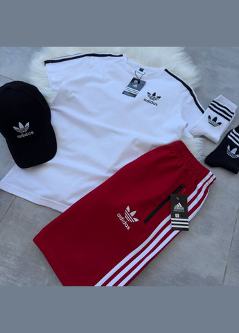 Набір Adidas: футболка-шорти-кепка-шкарпетки 2 пари No Brand (322979842)