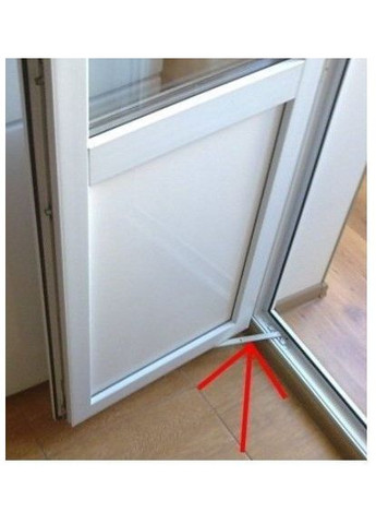 Обмежувач відкривання металевий розбірний із саморізами Akpen (362160879)