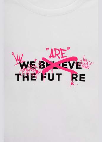 Белая футболка с принтом мужская p-mb02332 белый shop (2000991044296) LAWA