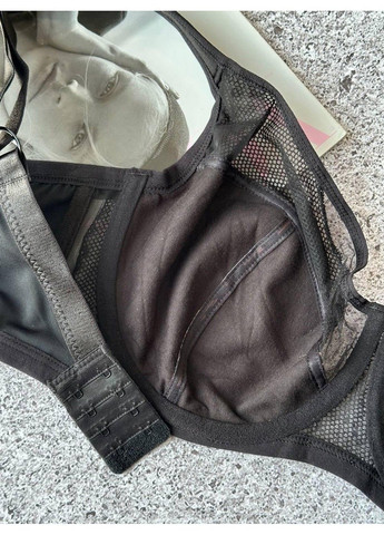 Коричневый комфортный бюстгальтер больших размеров мягкие чашки без поролона коричневый Lanny Mode