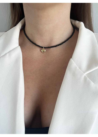 Чокер из агата с сердцем 5285 LeBijou (368559262)