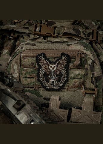 Нашивка Сова (вишивка) Black M-TAC (315047522)