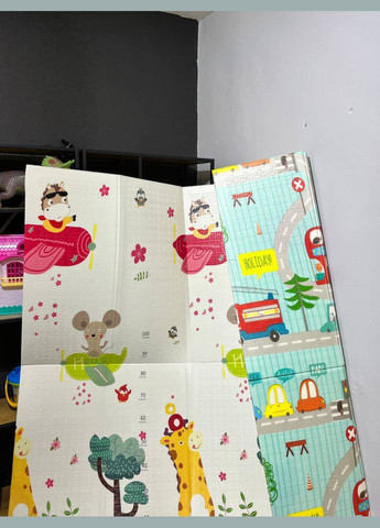 Термокилимок двосторонній Транспорт K6601-1, 120х180 см Bambi (315812771)