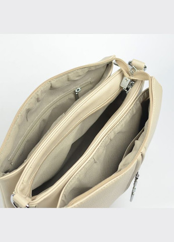 Бежевая женская маленькая сумочка клатч кросс боди через плечо Yirui (279830282)