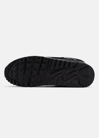 Чорно-білі всесезон кросівки чоловічі nike air max 90 black white | найк аір макс 90 чорно-білі No Brand