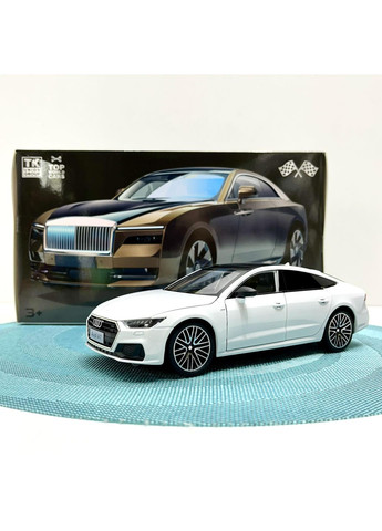 Машинка Audi А7 Авто Експерт металопластик 1:24 звук світло інерція Біла (1904-17) No Brand (360898161)