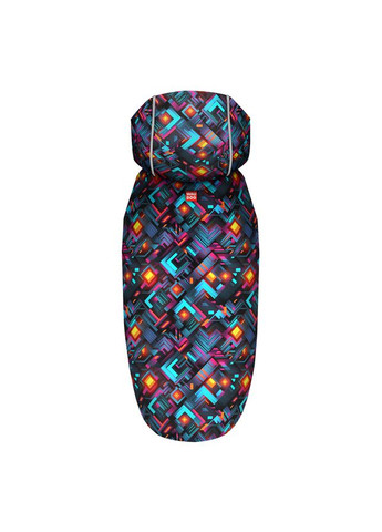 Дождевик-накидка с капюшоном для собак Clothes, "Бесконечные миры", L, А 48-52 см, B 60-70 см, С 42-52 см WAUDOG (329745667)