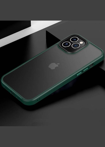 TPU+PC чохол Metal Buttons для Apple iPhone 12 Pro / 12 (6.1") Epik (334295523)