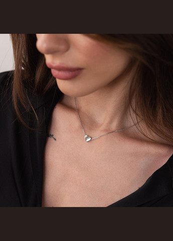 Серебряное колье Сердечко 1089 40 Oniks (264392928)