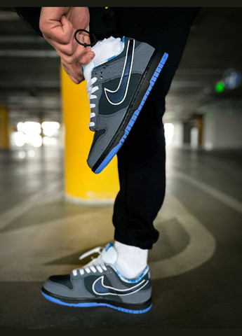 Кросівки жіночі і чоловічі Nike SB Dunk blue | Найк сб Данк низькі сині No Brand сині демісезони (315883720)