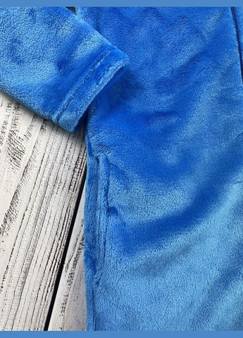 Синяя зимняя кигуруми для мальчика Фламинго