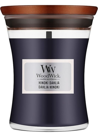 Ароматична свічка у склянці Candle Hinoki Dahlia Ellipse 453.6g (1236998-25001136) WoodWick (368609062)