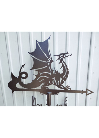 Флюгер Дракон, флюгер на кровлю из металла 2 мм. No Brand (368896544)