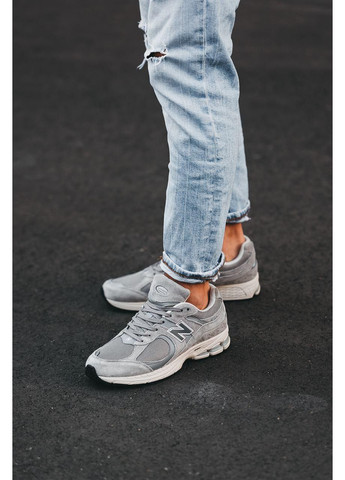 Серые демисезонные кроссовки мужские new balance 2002r grey v2 нью беланс 2002r No Brand
