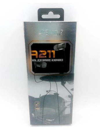 Навушники з мікрофоном A211- чорний Aspor (367602770)