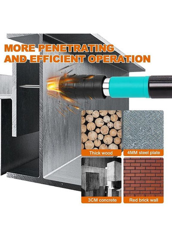 Ручний цвяхозабивний степлер пістолет у пластиковому кейсі The ceiling artifact AND-9 No Brand (329746146)