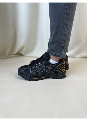 Черные демисезонные кроссовки мужские asics gel-kahana 8 black rose gold fur waterproof асикс гель кахано No Brand