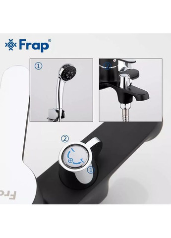 Змішувач для ванни F3242, /хром Frap (371644795)