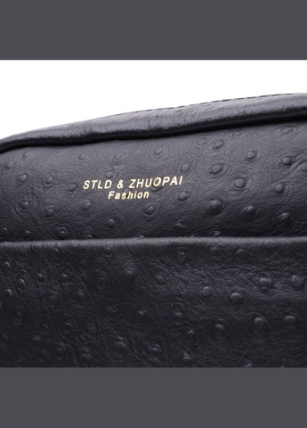 Сумка через плече жіноча шкіряна 22659 Чорний Vintage (302008122)