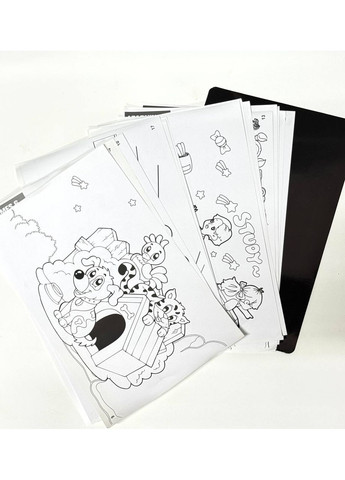 Дитяча дошка - планшет для малювання (затертості на планшеті і трішки пом'яте пакування) 2021-2 світиться в темряві Блакитний Fun Game (372079958)