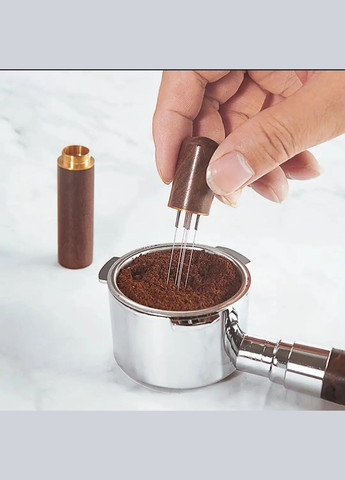 Распределитель кофе в холдере WDT Needle Tool, Иголки темное дерево (R-15366-VS) No Brand (303975273)