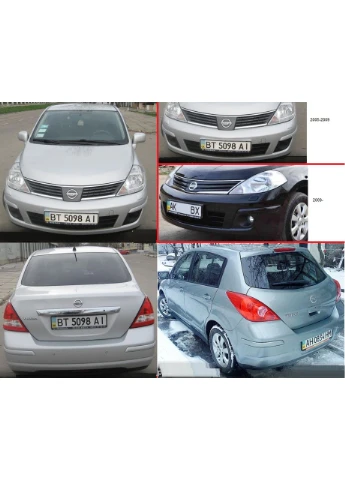 Дзеркало бокове ліве Nissan Tiida '07-12 EUR FP 5014 M01 96366EE90A K6302EE80A FPS (382016339)