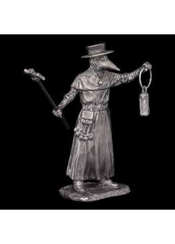 Статуэтка Чумной врач 6,5 см из металла и олова, коллекционная, антиквариат, подарок коллекционеру Artfactory (361859430)