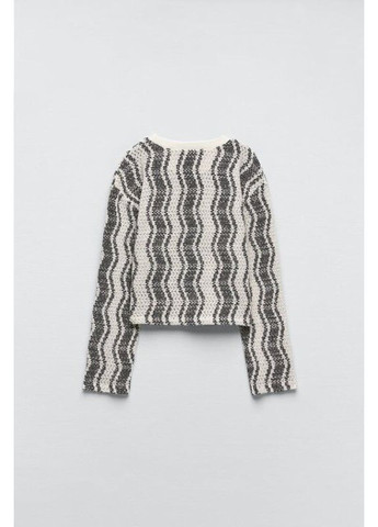 Черно-белый свитшот 1930/307 Zara (370205187)