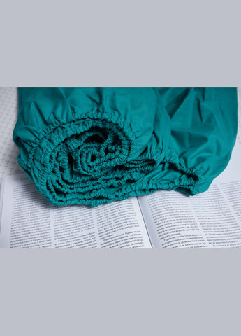 Простынь на резинке Бязь Gold Люкс 140х200х20 см (MS-850000290) Moon&Star Green Deep (295438988)