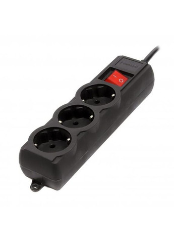 Фільтр живлення Pro (SPG3-G-10B-PRO) 3 розетки, 3м, чорний Gembird (370619336)