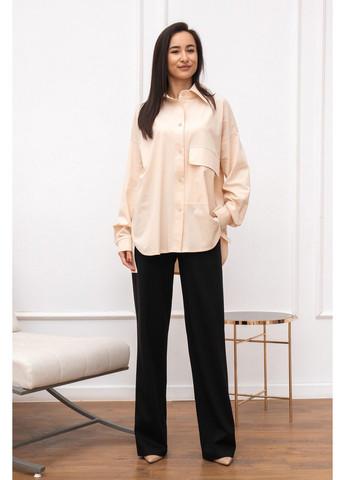 Кремовая праздничный, классическая рубашка RiMari