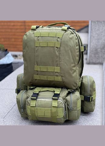 Рюкзак тактический 50 литров (+3 итогам) Качественный штурмовой для похода и путешествий рюкзак баул China (290850229)