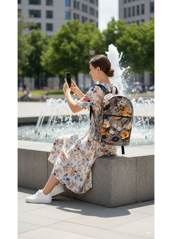 Рюкзак Жіночий Corfu Мультиколор R1406EP125 Episode Міський рюкзак (369622319)