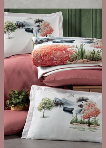 Постільна білизна сатин Digital 3D Kelvin євро First Choice (288044897)